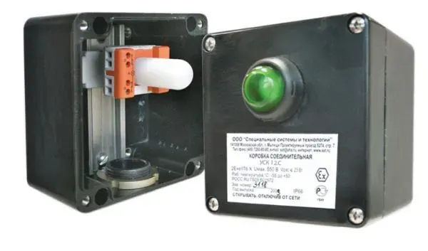 Коробка соединительная УСК 12.С Mos-Obogrev.ru