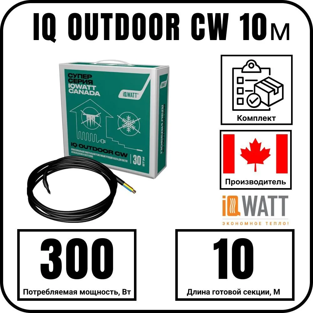 IQ OUTDOOR CW 10м нагревательная секция