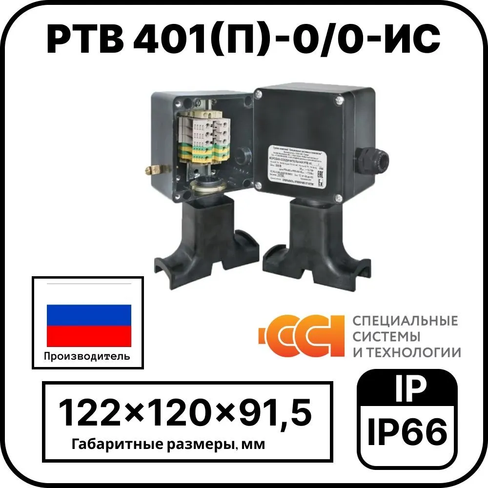 Коробка соединительная РТВ 401(П)-0/0-ИС