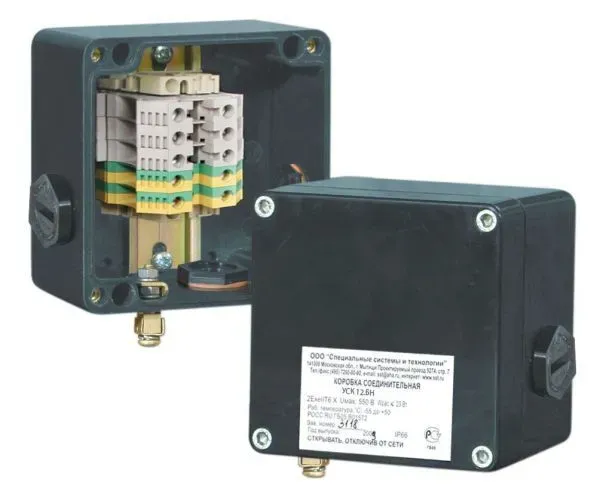 Коробка соединительная УСК 12.БН Mos-Obogrev.ru