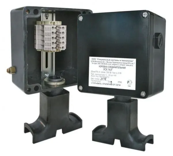 Коробка соединительная УСК 16.Р Mos-Obogrev.ru