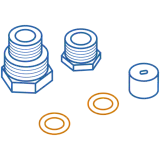 Ввод для греющего кабеля в трубу Mos-Obogrev.ru