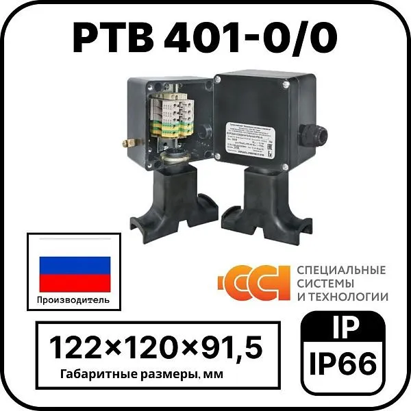 Коробка соединительная РТВ 401-0/0 Mos-Obogrev.ru