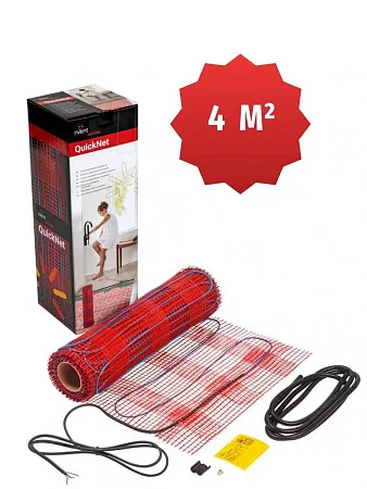 Греющий мат Raychem QuickNet (160 Вт/м2), R-QN-P-4,0M2/T0 Mos-Obogrev.ru