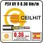 Ceilhit PSV UV R-0.36 Om/m Кабель греющий одножильный резистивный на отрез Mos-Obogrev.ru