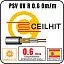 Ceilhit PSV UV R-0.6 Om/m Кабель греющий одножильный резистивный на отрез Mos-Obogrev.ru