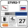 Саморегулирующаяся нагревательная лента 27VR2-T Mos-Obogrev.ru