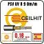 Ceilhit PSV UV R-0.18 Om/m Кабель греющий одножильный резистивный на отрез Mos-Obogrev.ru