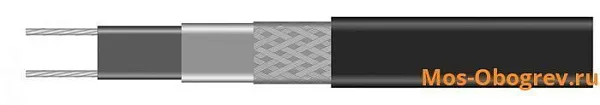 Саморегулирующийся греющий кабель 17VC2-F Mos-Obogrev.ru