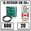 IQ OUTDOOR CW 20м нагревательная секция Mos-Obogrev.ru