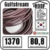 Gulfstream ROOF 1370Вт/80,8м комплект резистивного греющего кабеля Mos-Obogrev.ru