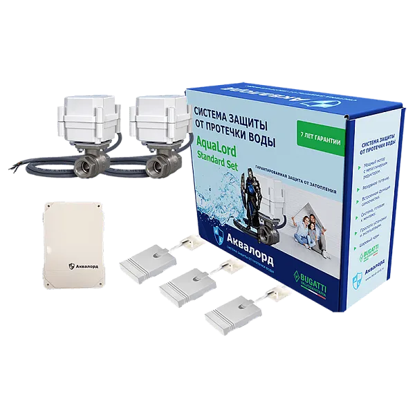 Система контроля протечек воды АКВАЛОРД STANDART SET 3/4 Mos-Obogrev.ru