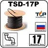 TSD-17P Кабель нагревательный саморегулирующийся, 17 Вт/м Mos-Obogrev.ru
