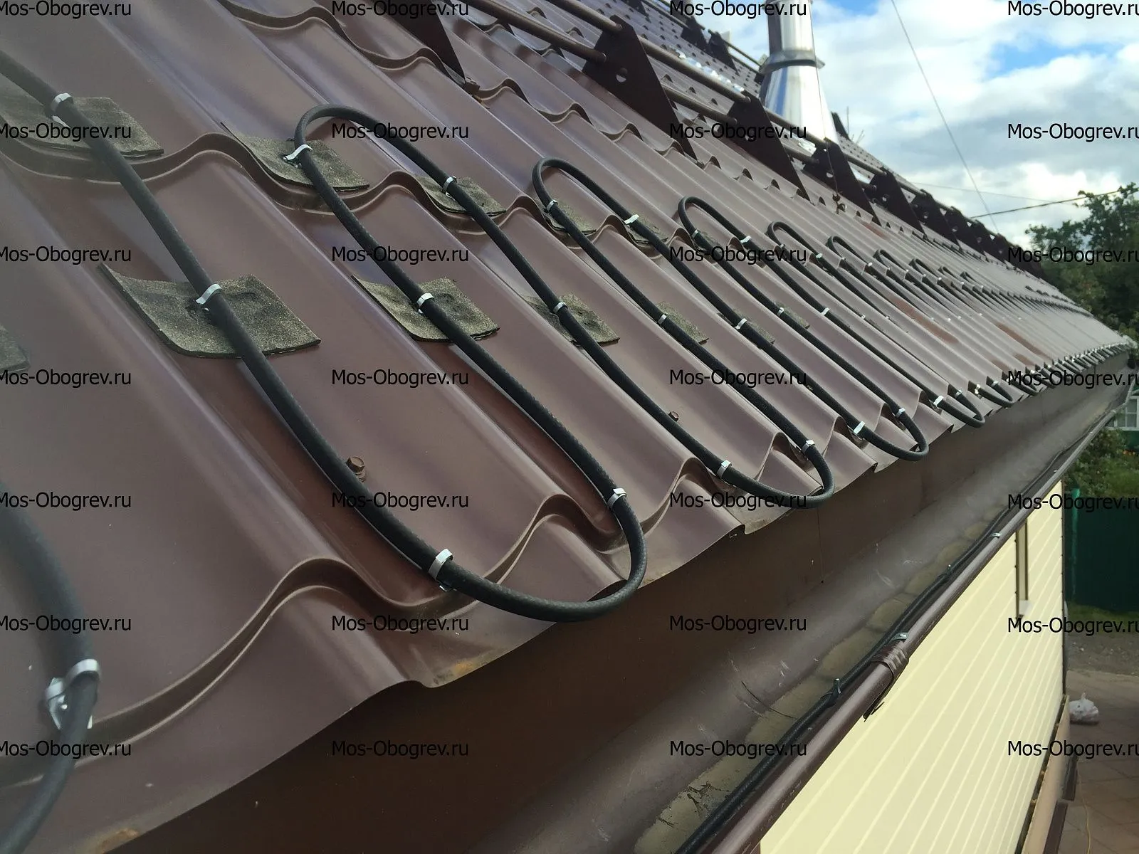 Пример кровля из металлочерепицы 4