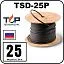TSD-25P Кабель нагревательный саморегулирующийся, 25 Вт/м Mos-Obogrev.ru