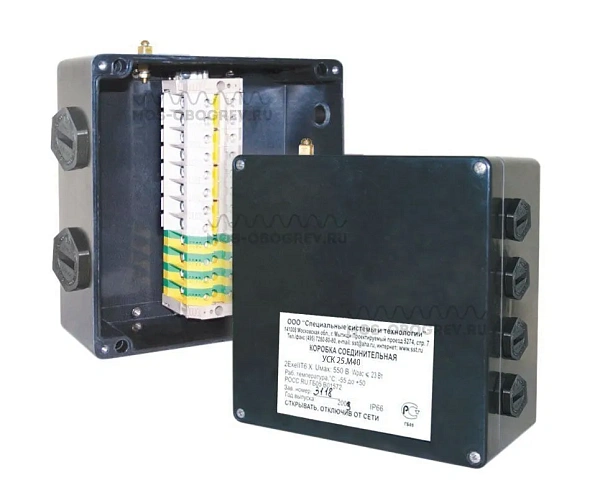 Коробка соединительная УСК 25.М40 Mos-Obogrev.ru