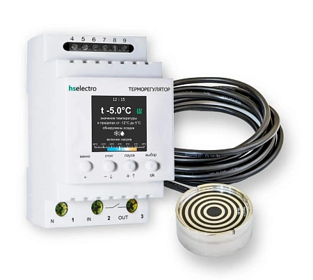 Терморегулятор ТС-7 для систем снеготаяния и антиобледения с датчиком осадков Mos-Obogrev.ru