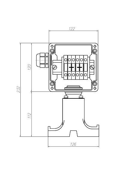 Коробка соединительная РТВ 401-0/0 фото интернет магазина Mos-Obogrev.ru