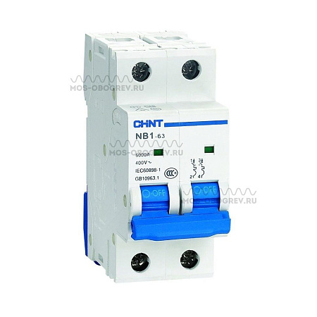 CHINT NB1-63 2P Автоматический выключатель