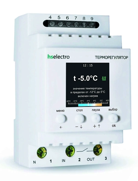 Терморегулятор ТС-4 с датчиком температуры Mos-Obogrev.ru